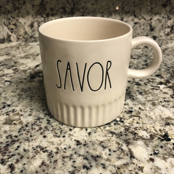 Rae Dunn Artisan Collection by Magenta "SAVOR" Coffee Mug - Picture 2 of 7